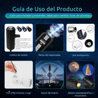 Lampara decorativa Hallowen, Lámpara LED USB Flexible de Proyección de Cielo Estrellado para Hogar, Dormitorio y Fiestas